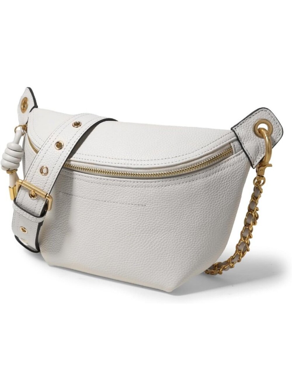 Stylish Top Grain Leather Crossbody Belt Bag for Women | Minimalist Travel